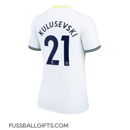 Tottenham Hotspur Dejan Kulusevski #21 Fußballbekleidung Heimtrikot Damen 2022-23 Kurzarm